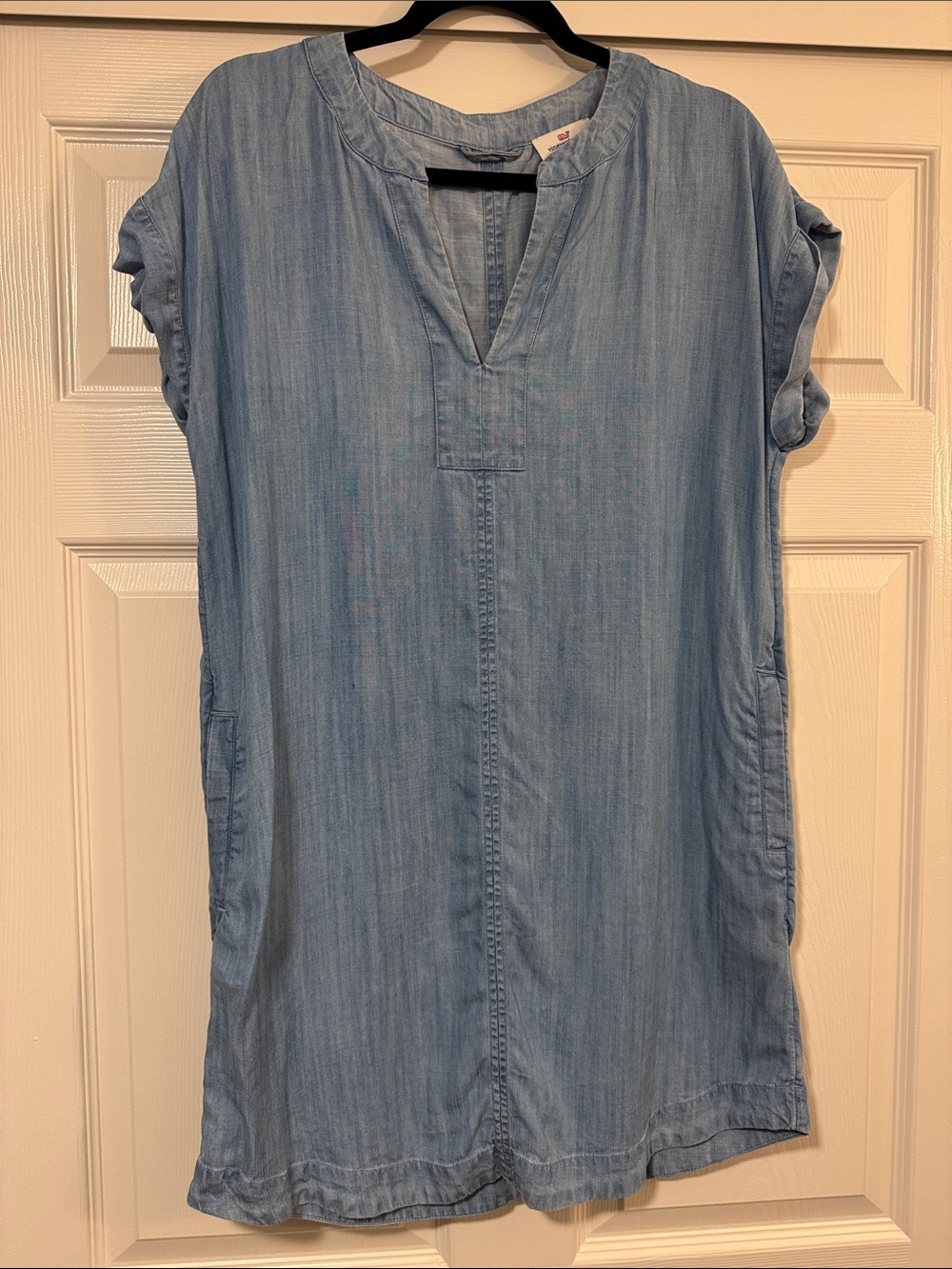 Vineyard Vines Light Blue Denim Tunic Dress